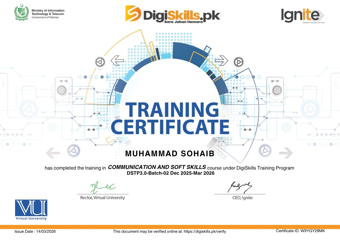 Communication & Soft Skills Certificate